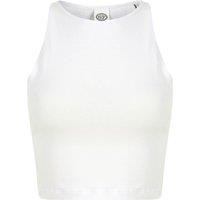 SF Women's Cropped Crop Top in White | Size: Medium