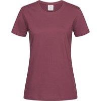 Stedman Classics Women's Stedman Classic Tee in Burgundy | Size: 2XL