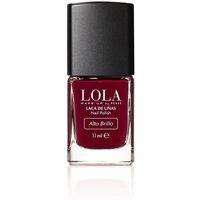 Lola Women's Nail Polish 10 Free Formula 11ml Pebbles 012 - French Bistre in Red Night - Dark Scarlet