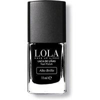 Lola Women's Nail Polish 10 Free Formula 11ml Pebbles 012 - French Bistre in Jet Black