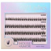 House of Amor Women's Lazy Pre-Glued Lashes - Desire in Black