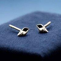 Orsa May Women's Sterling Silver Seashell Stud Earrings