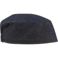 Premier Women's Denim Chef Skull Cap in Indigo