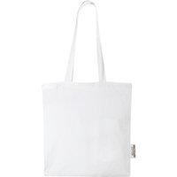 Generic Women's Madras Cotton 7L Tote Bag in White