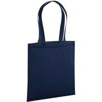 Westford Mill Women's Premium Cotton Tote Bag in Navy