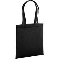 Westford Mill Women's Premium Cotton Tote Bag in Black