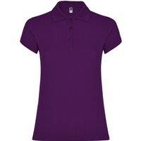 ROLY Women's Star Polo Shirt in Purple | Size: 2XL