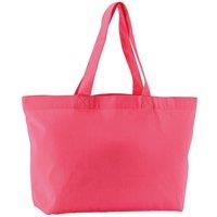 Westford Mill Women's EarthAware Twill Shopper Bag in Raspberry