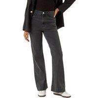 Roman Women's Pocket Stretch Flare Jeans in Charcoal | Size: 20