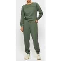 Knickerbox Women's Jessica Cotton Sweat Joggers in Green | Size: 16