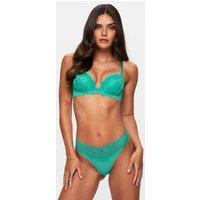 Ann Summers Women's Sexy Lace Thong in Green | Size: 8