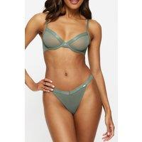 KBX Women's Zadie String in Green | Size: 10