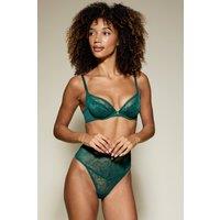 KBX Women's Alice Deep Thong in Green | Size: 14