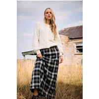 Long Tall Sally Women's Tall Textured Cardigan in Ivory | Size: 22-24