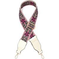 Raffaella Women's Cross Body Bag Strap in Dark Pink
