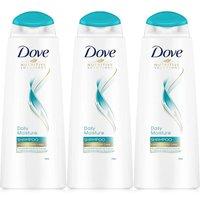 Dove Women's Nutritive Daily Moisture 'Shampoo' For Normal & Dry Hair, 3x400ml in White