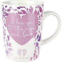 You're An Angel Women's Love You To The Moon Mug - Pink