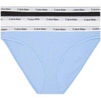 Calvin Klein Women's Icon Logo Bikini 3Pk Black/White/Frozen Fjiord | Size: XL