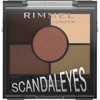 Rimmel London Women's Scandaleyes 5 Pan Palette Eyeshadow - Brixton Brown