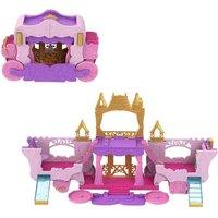 Mattel Disney Princess Carriage to Castle 2 in 1 Playset with Aurora Figure