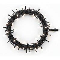 Pegdev LED String Lights Cool White Black Rubber IP65 Outdoor Indoor 10m