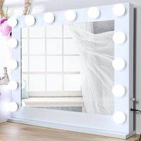 Metal Lighted Makeup Mirror in Natural