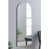 Yearn Mirrors Large Contemporary Arched Mirror in Black