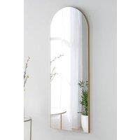 Yearn Mirrors Minimal Arch Gold Dressing Mirror 120x45cm | Size: 120x45 cm