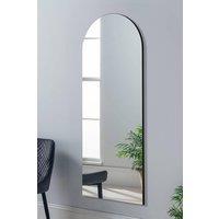 Yearn Mirrors Minimal Arch Black Full Length Mirror 150x60cm | Size: 150x60 cm
