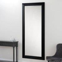 Yearn Mirrors Textured Black Full length mirror 168.5x77cm | Size: 168.5x77 cm