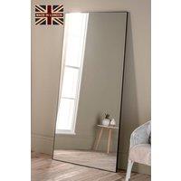 Yearn Mirrors Large Full Length Minimal Mirror Black 180x110cm | Size: 180x110 cm