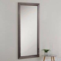 Yearn Mirrors Yearn Dark Chrome Wall Mirror 166.5x75cm in Metallics | Size: 166.5x75 cm
