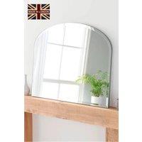 Yearn Mirrors Minimal Bevelled Mantle Mirror Silver 91(w) x 69cm(h)