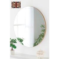 Yearn Mirrors Simple round mirror Gold 70cm