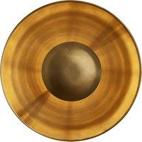Industville Boston Round Metal Diffuser Wall Light in Metallic Gold | Size: 17 inches
