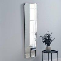 Yearn Mirrors Irregular Frameless Black Full Length Mirror 148(h)x46cm(w)