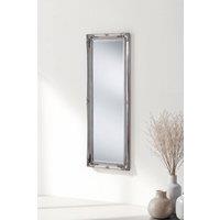 Yearn Mirrors French Style Carved Tall Mirror Silver 166x60cm | Size: 166x60 cm