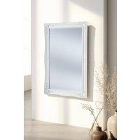 Yearn Mirrors French Style Carved Mirror White 90x65cm | Size: 90x65 cm