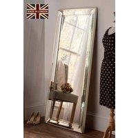 Yearn Mirrors Triple Bevelled full length Mirror 168x76.5cm in Metallic Silver | Size: 168x76.5 cm