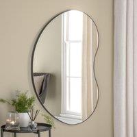 Yearn Mirrors Large Pebble Mirror black 111x81cm | Size: 111x81 cm