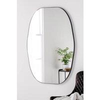 Yearn Mirrors Large Organic Black Mirror 111x81cm | Size: 111x81 cm