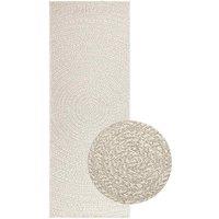 Berkfield Home Rug ZIZUR Cream 80x200 cm Jute Look Indoor & Outdoor | Size: Medium