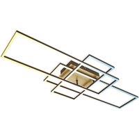 BRILONER Gold Brown 2x19W 1x13W CCT LED Wall & Ceiling Light