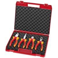 KNIPEX Vde Pliers Set In Case 4 Piece in Red