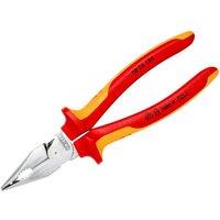 KNIPEX VDE Needle-Nose Combination Pliers 185mm in Red