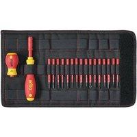 Wiha SoftFinish electric slimVario Screwdriver Set, 19 Piece in Red