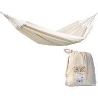 Amazonas Barbados Family Hammock - Brazilian Cotton, Cocoon Style in Cream
