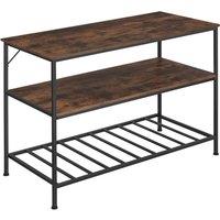 tectake Shelves Akeley in Brown