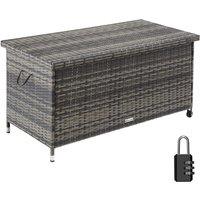 tectake Storage Box Kiruna in Grey | Size: Large
