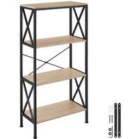 tectake Standing Shelf Barry in Light Brown